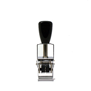 連続回転印(数字) 2mm 6桁