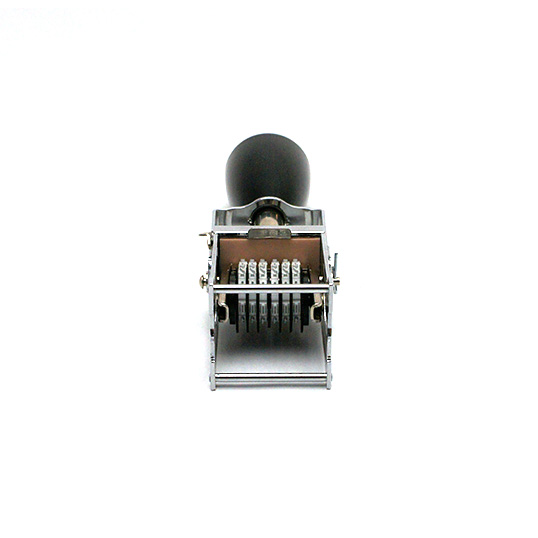 連続回転印(数字)  (4mm 6桁)