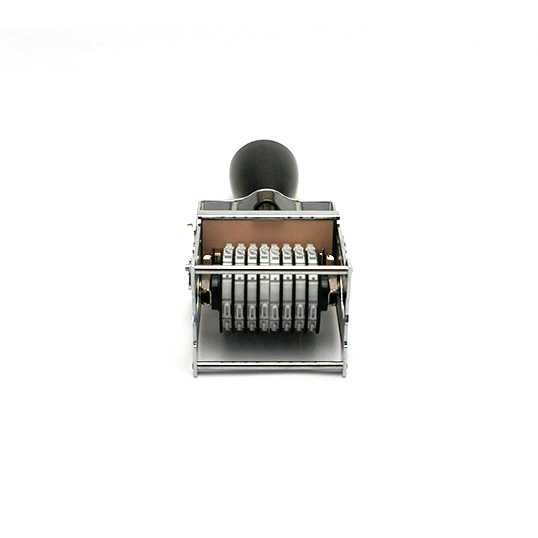 連続回転印（数字）  (7mm 8桁) 