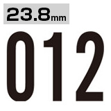 差替式ゴム印 英数字セット 23.8mm