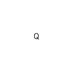 差替式ゴム印単品 高さ2.8mm×横幅3mm 文字「Q」