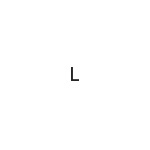 差替式ゴム印単品 高さ3.2mm×横幅3mm 文字「L」